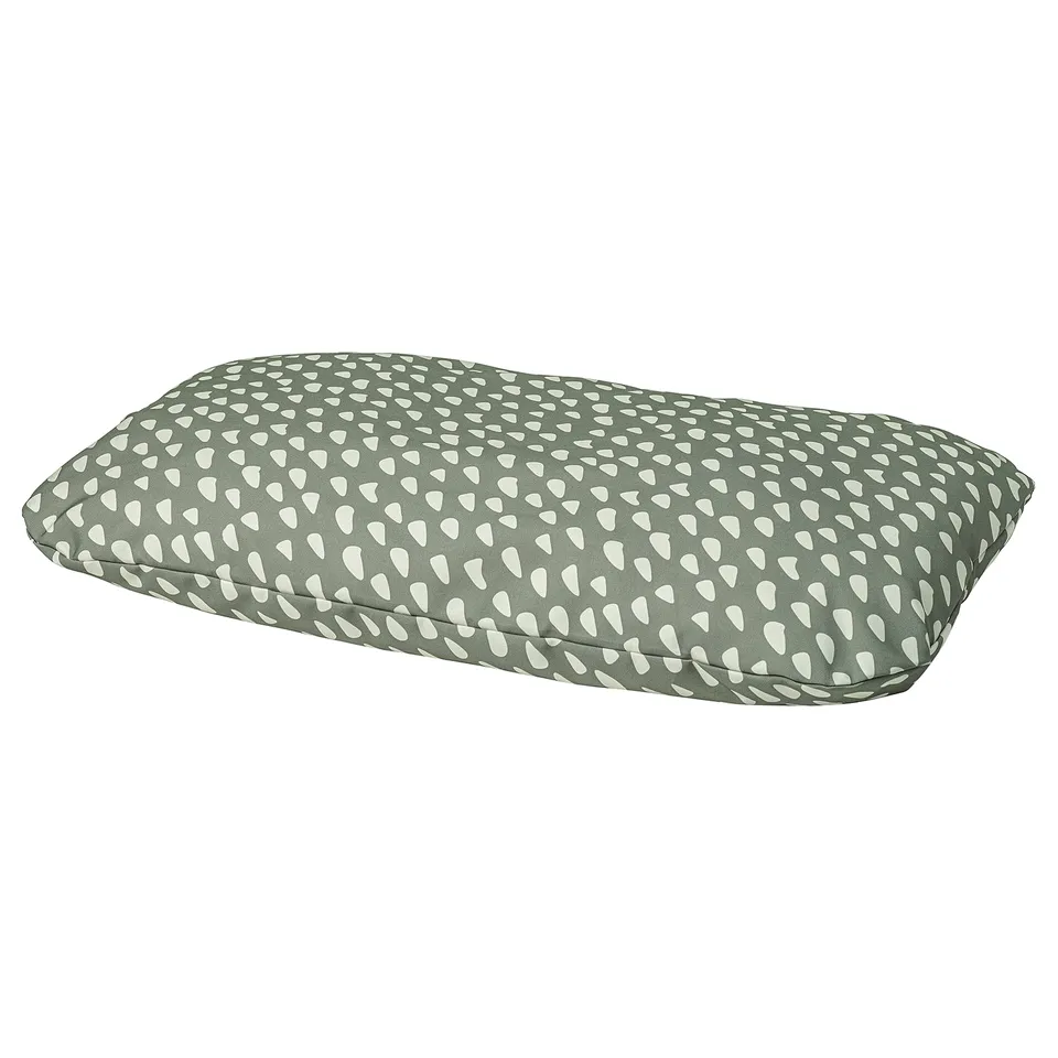 UTSÅDD Pet cushion, grey-green/off-white, 48x75 cm