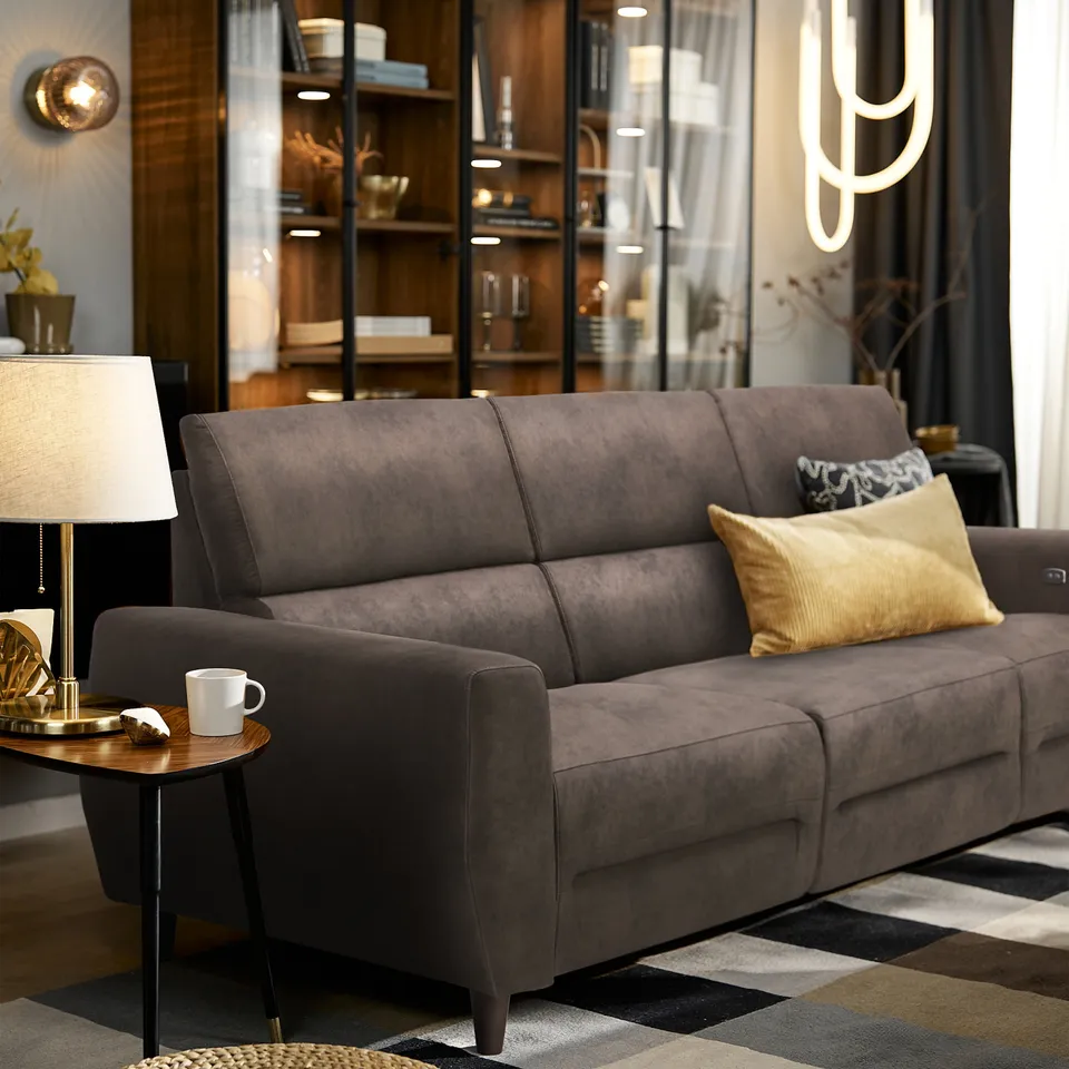 part: RULLERUM 3-seat sofa w 2 electric recliners