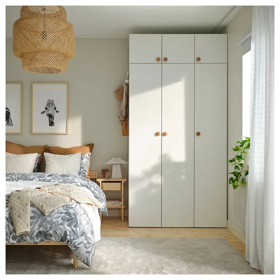 KRONÖREN Bedside table, pine, 39x32x55 cm