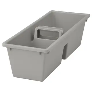 FÅNGGRÖDA insert with compartments, light grey, Depth 18 x Height 14 x Width 48 cm