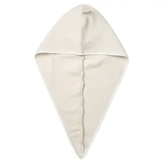 STJÄRNBUSKE hair towel wrap, natural, Length 72 x Width 26 cm