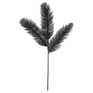 SMYCKA artificial spray, in/outdoor/black, 65 cm