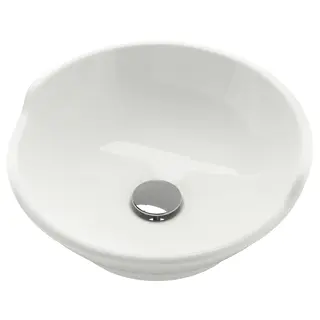 VÄSTERSJÖN countertop wash-basin, white, 40 cm