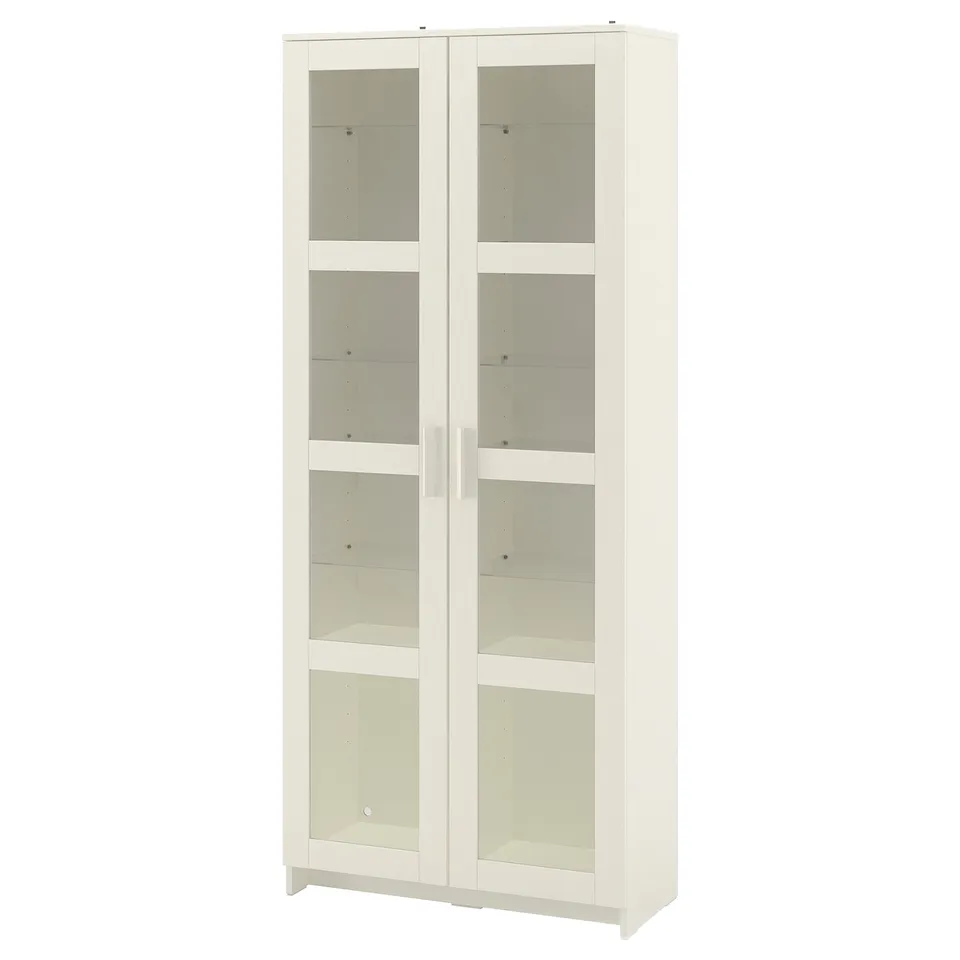 part: BRIMNES glass-door cabinet