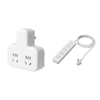 KOPPLA set: 2-way adaptor plug + 4-way socket