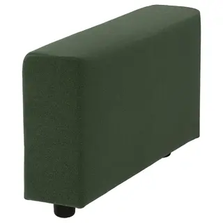 VIMLE armrest, wide/Johanneshov dark green, Depth 93 x Height 48 x Width 22 cm