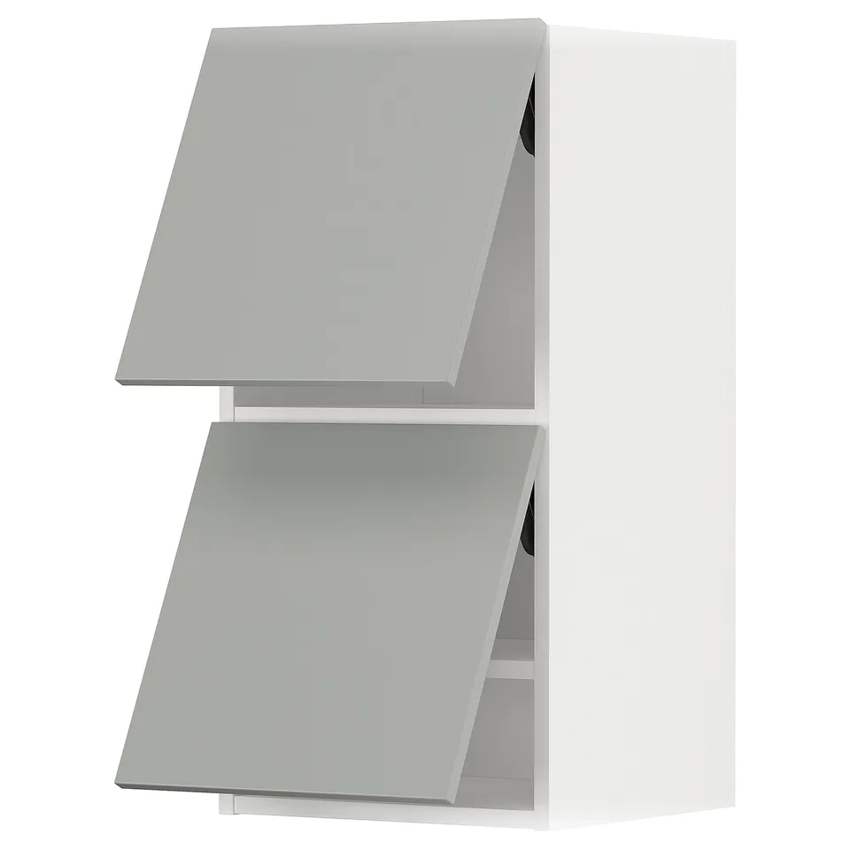 METOD cabinet, grey, modern square