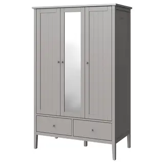 GULLABERG wardrobe, grey, 128x64x201 cm