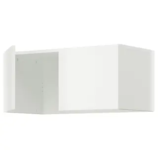 LASTARE height extension unit with doors, white, 80x42x36 cm