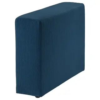 JÄTTEBO armrest, Samsala dark blue, Depth 95 x Height 69 x Width 25 cm