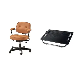 ALEFJÄLL/DAGOTTO set: office chair + foot-rest