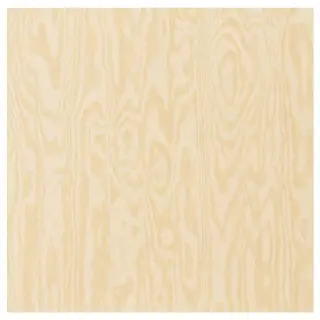 KALBÅDEN door with hinges, lively pine effect, 60x60 cm