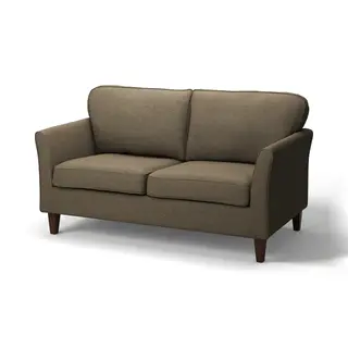 EKHOLMA cover for 2-seat sofa, Kilanda grey-brown