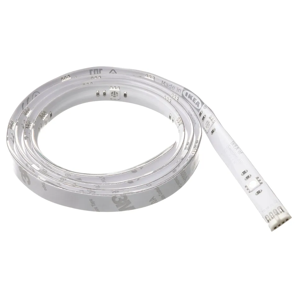 VATTENSTEN led strips - bendable, white, self-adhesive for home decor.