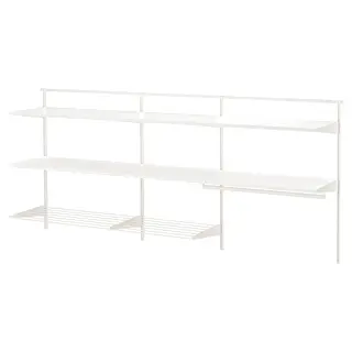 BOAXEL laundry combination, white, 227x40x101 cm