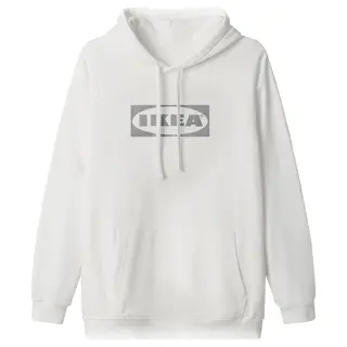 AURTIENDE hoodie, white, Length 70 x Width 56 cm