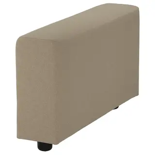 VIMLE cover for armrest, wide/Johanneshov brown-beige