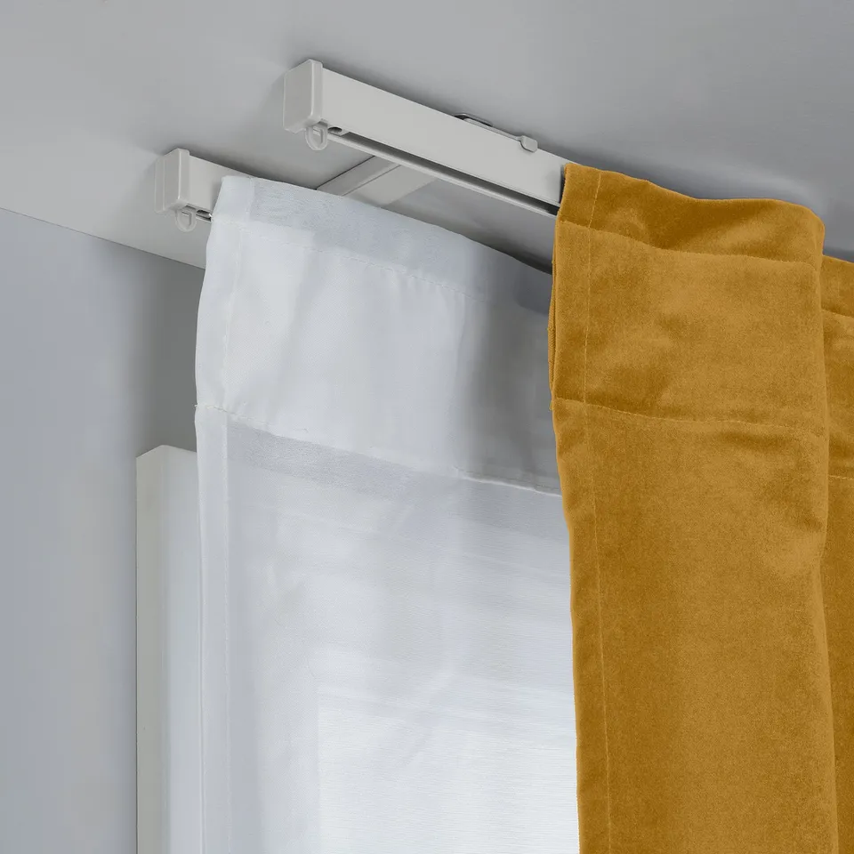 part: VIDGA ceiling bracket for 2 curtain rails