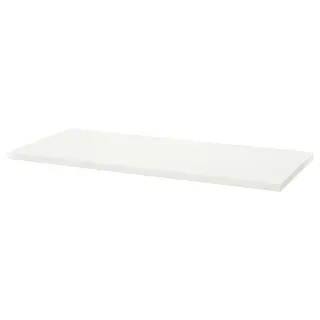 LAGKAPTEN table top, white, 140x60 cm