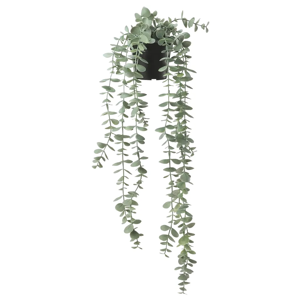 FEJKA artificial plant, green, potted, realistic leaves cascading down.
