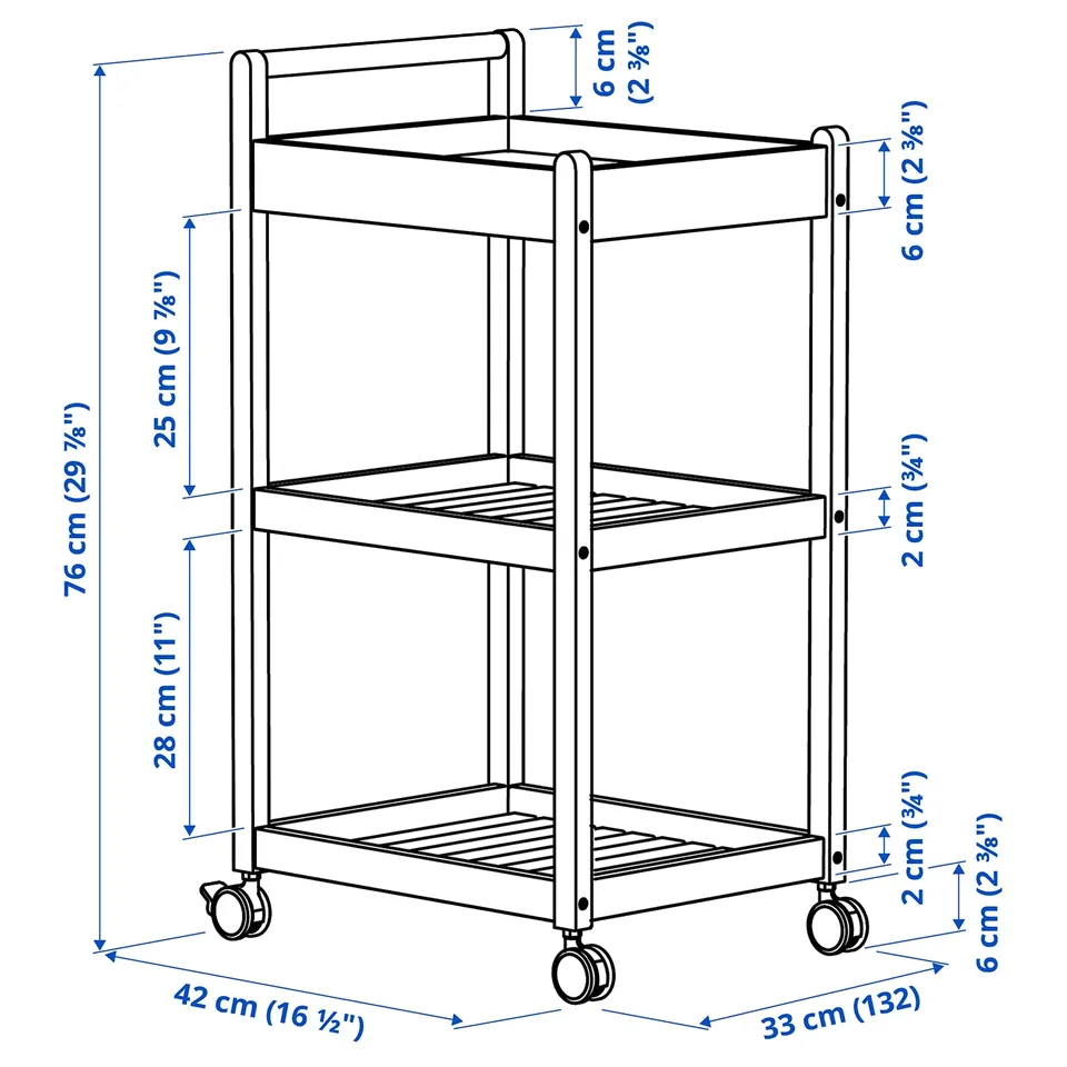 Illustration with measurements for the product: STEGESUND.
