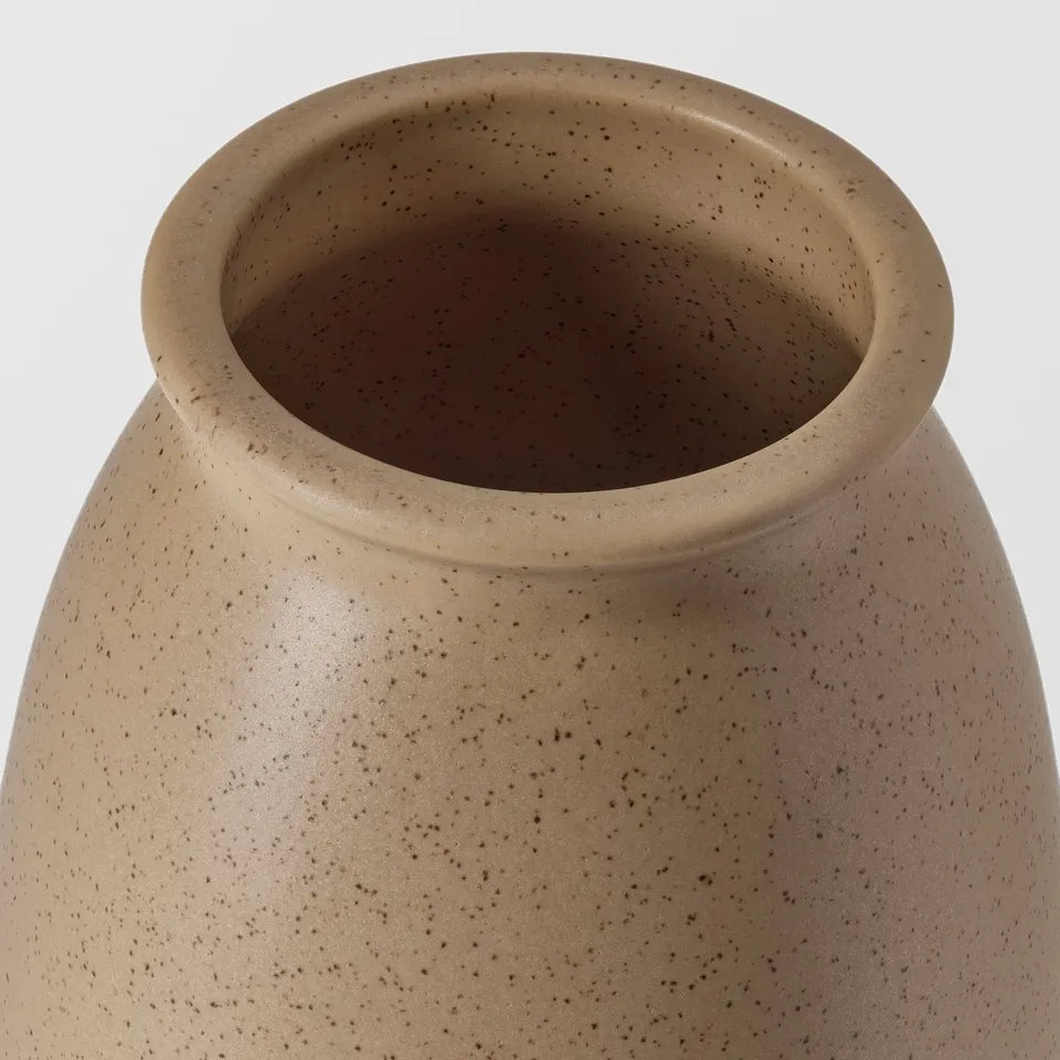 KOPPARBJÖRK Vase, light brown, 21 cm