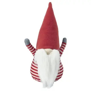 VINTERFINT decoration, Santa Claus/striped red, 16 cm