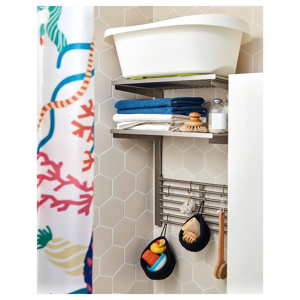part: KUNGSFORS suspension rail with shelf/wll grid