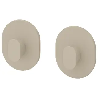 FLORSJÖN hook, beige, Depth 2.5 x Height 5.6 x Width 4.4 cm