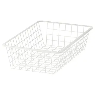 ALTARLIDEN wire basket, white, 40x62 cm