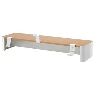 YXSTABY gaming monitor stand, white, Width 98 x Height 16 x Depth 27 cm