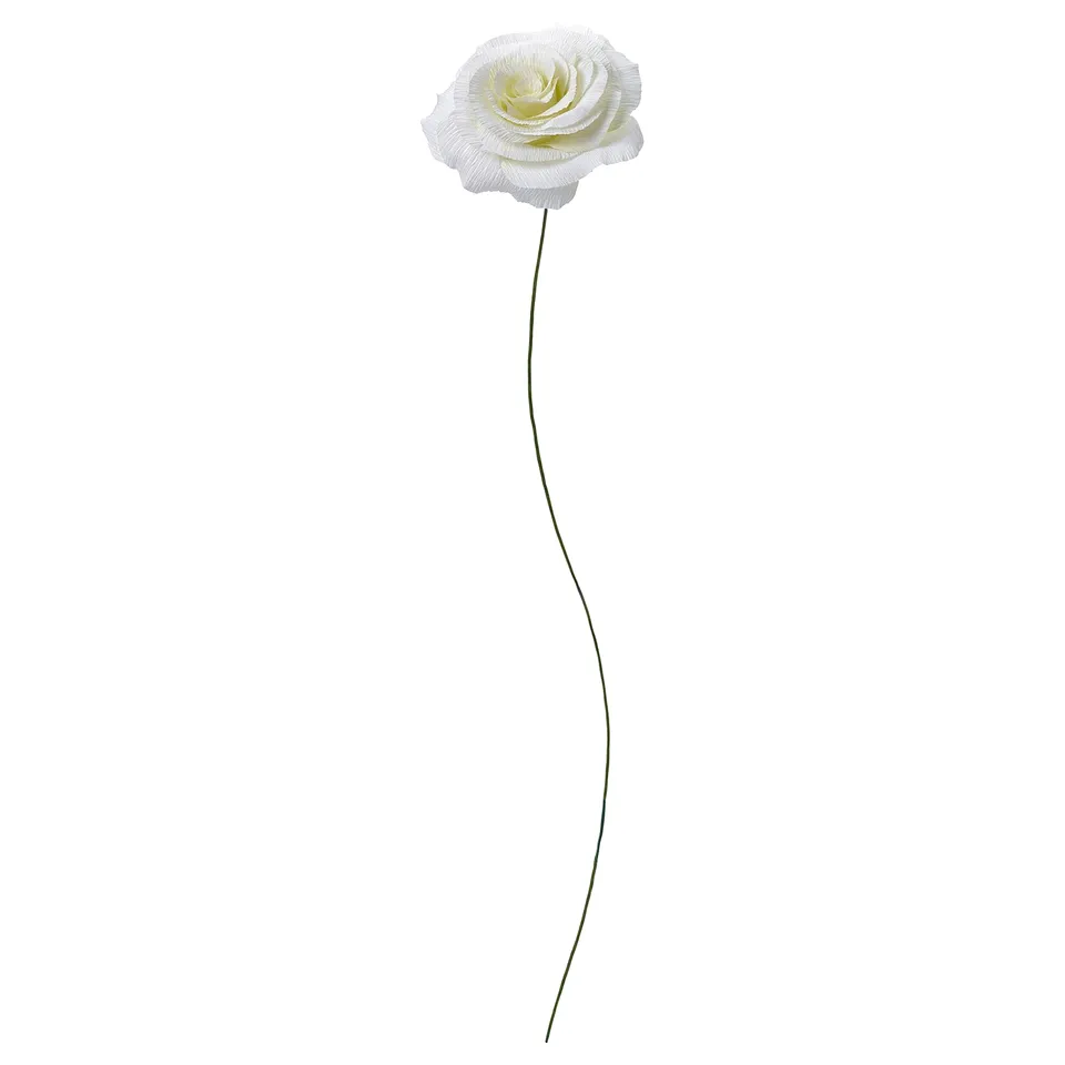 GULDSPETT Artificial flower, paper/Rose white, 50 cm