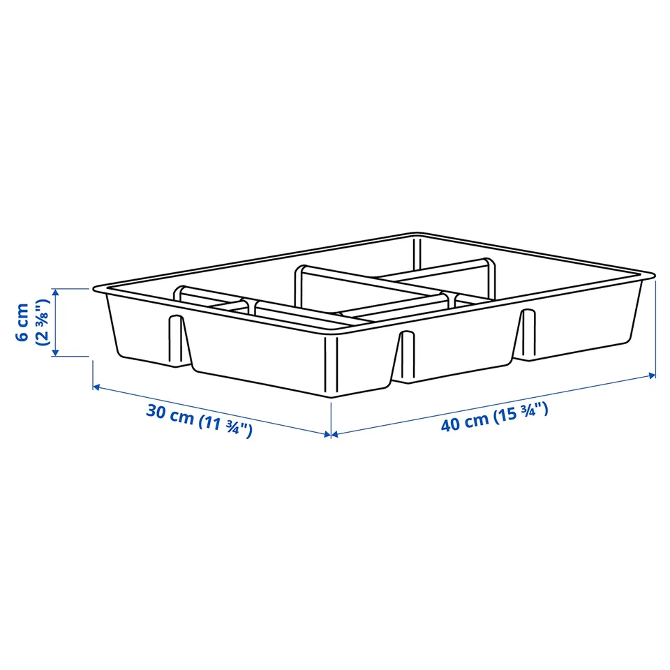 Illustration with measurements for the product: RAGGISAR.