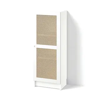 BILLY / HÖGADAL bookcase with door, white, 40x30x106 cm