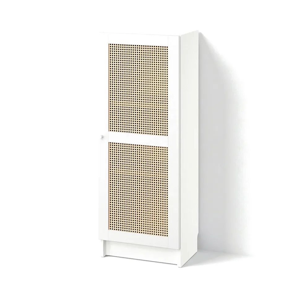 BILLY / HÖGADAL Bookcase with door, white, 40x30x106 cm