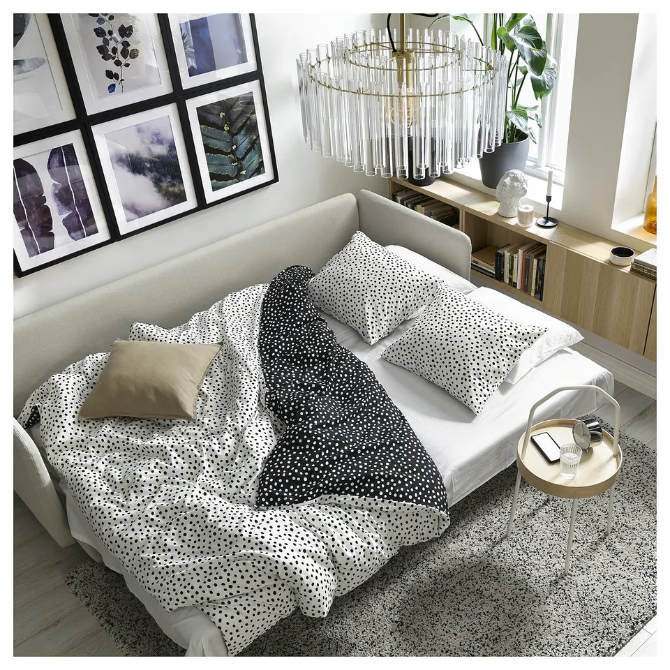 SÖDERHAMN 3-seat sofa-bed, Gunnared beige