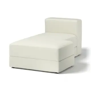 JÄTTEBO cover chaise longue module, right, Axvall off-white