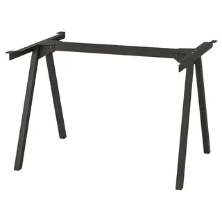 TROTTEN underframe for table top, anthracite, Length 120 x Width 70 x Height 75 cm