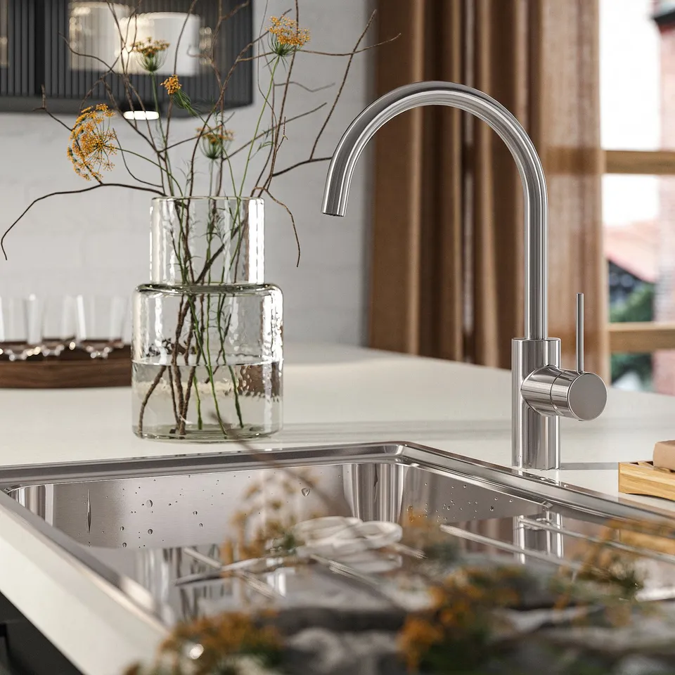 part: SALLSJÖN kitchen mixer tap single side lever