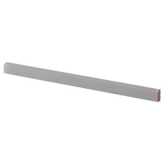 BODBYN contoured deco strip/moulding, grey, Length 221 x Height 6 cm