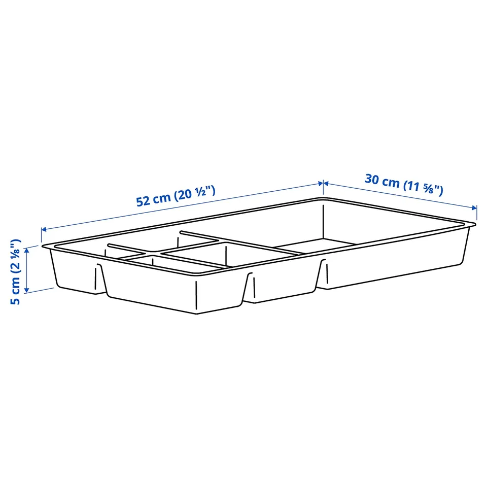 Illustration with measurements for the product: ALEX.