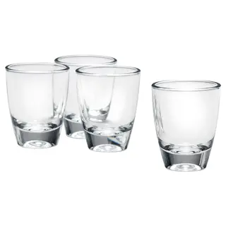 HUMLAFISK snaps glass, clear glass, 3.0 cl