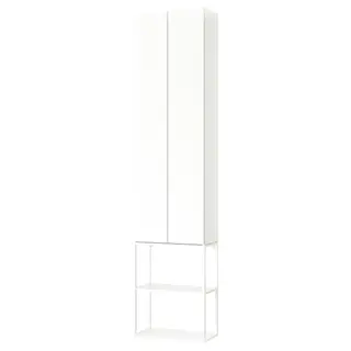 ENHET storage combination, white, 60x32x255 cm
