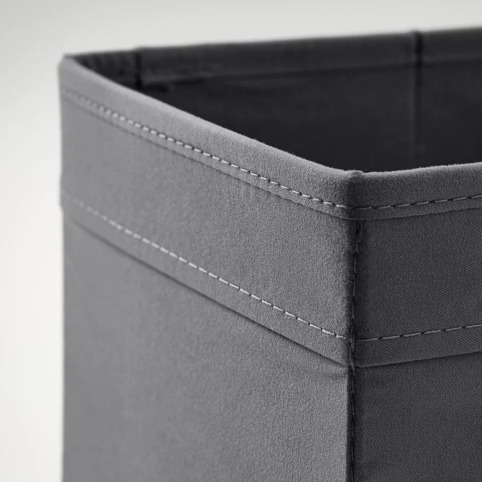 DRÖNA Box, dark grey, 18x25x15 cm