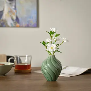 KORNSPARV/SMYCKA set: artificial flower + vase
