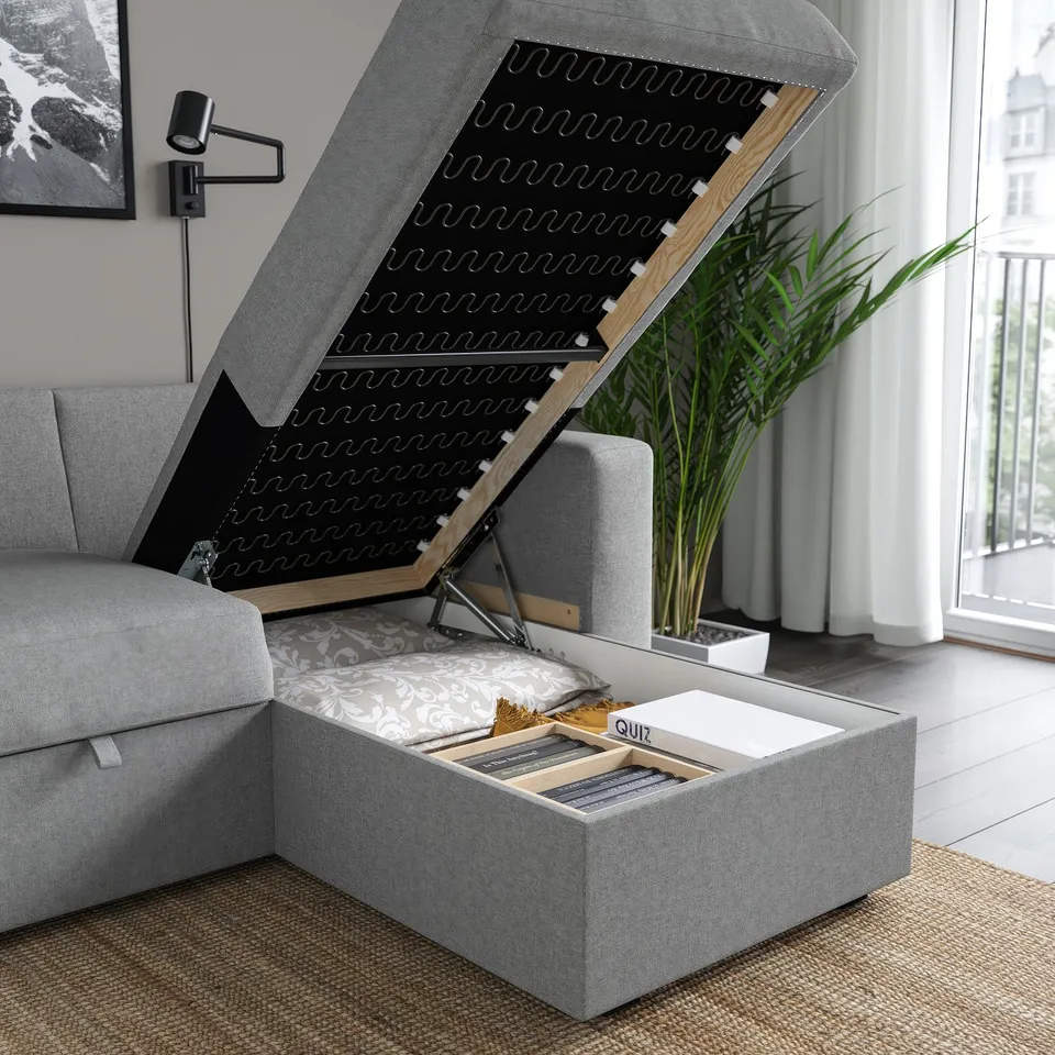 part: BÅRSLÖV 3-seat sofa-bed with chaise longue