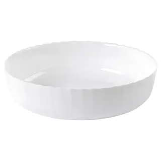 FISKTÄRNA oven dish, white, 26 cm