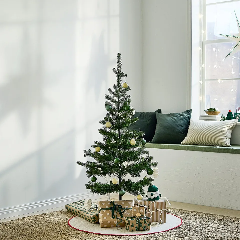 VINTERFINT Artificial Christmas tree, in/outdoor green, 150 cm