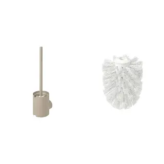 FLORSJÖN/TRONNAN set: toilet brush + replacement brush