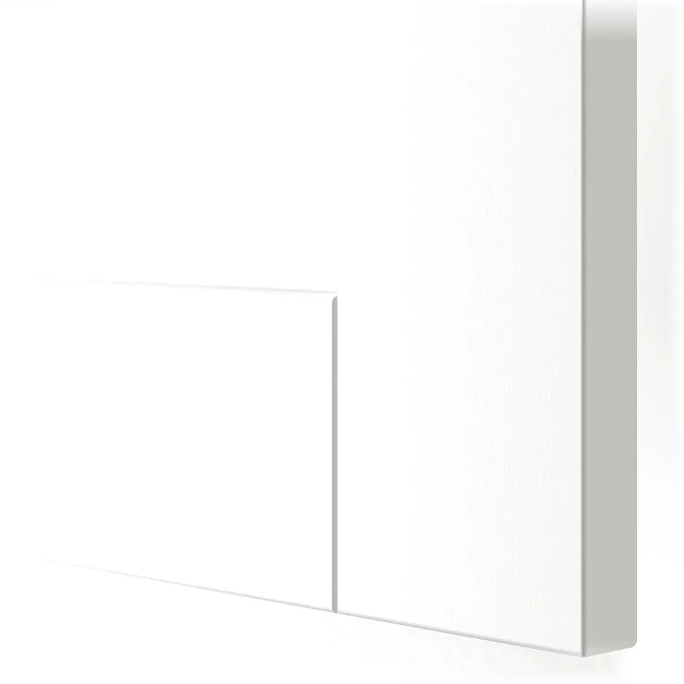 PLATSA Cabinet with doors and drawers, white/Sannidal white, 180x57x103 cm